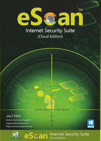 eScan Internet Security Suite with Cloud Security 1 user/1 year - Activate Link: http://www.escanav.com/en/antivirus-downloadlink/downloadproduct.asp?pcode=ES-03ISSv14