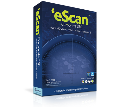 eScan Corporate 360 20-25 users / 1 year (price for 1 license)