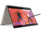 Lenovo Yoga C930 13.9" FullHD IPS Touch i5-8250U up 3.4GHz QuadCore, 8GB DDR4 onboard, 256GB SSD m.2 PCIe, Backlit KBD, Fingerprint reader, USB-C/DP/Thunderbolt, 720p cam, up to 14.5 hours battery, 1.38kg, full-aluminium chassis, Mica Gold, Win 10 + Act