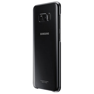 Samsung Galaxy S8 +, Clear Cover, Black