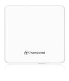 Оптично устройство Transcend 8X Portable DVD Writer, Extra Slim Type USB, 13.9mm thick, White
