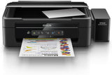 Multifunctional Inkjet Device EPSON L386, Ink tank system, Letter, 4 Ink Cartridges, KCYM, Print, Scan, Copy, Manual, 5,760 x 1,440 dpi, 33 Pages/min Monochrome (plain paper), 15 Pages/min Colour