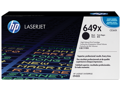 Консуматив HP 649X Original LaserJet cartridge; black; 17000 Page Yield ; 1 - pack; CLJ CP4525