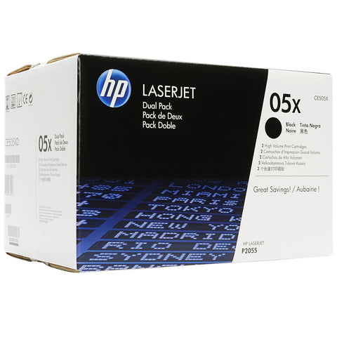 Консуматив HP 05XD Original LaserJet cartridge; black; 6500 Page Yield ; 2 - pack; LJ P2055