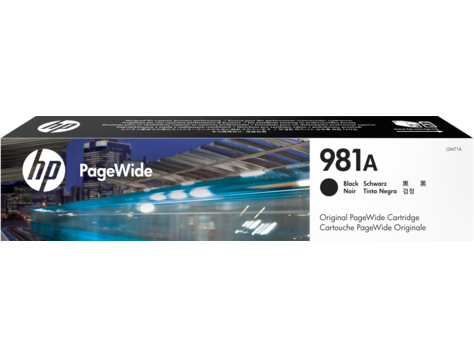 Консуматив HP 981A Standard 1-Pack Original Ink Cartridge; Black;  Page Yield 6000; HP PageWide Enterprise Color 556; 586;
